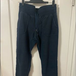Lululemon Navy Blue Scuba Joggers